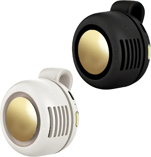 Vista 12 de Ventilador portátil con clip, ventilador personal mini ventilador Paquete de 1 (A-naranja)