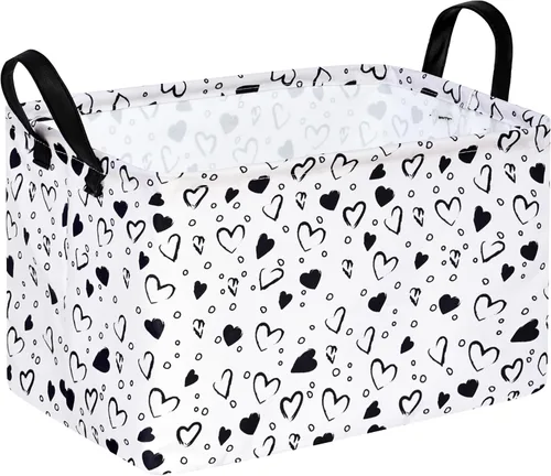 Vista 36 de Cesta de almacenamiento vacía para niños, organizador de almacenamiento impermeable de béisbol, cestas plegables con asas para mujeres, cesta
