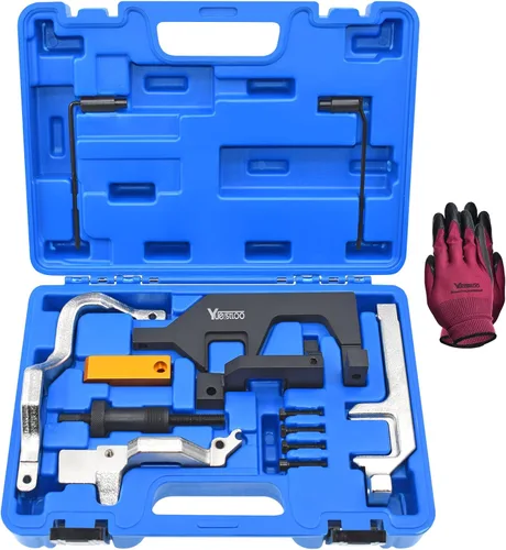 Vista 8 de Kit de herramientas de sincronización de bloqueo de alineación del árbol de levas del motor compatible con BMW Mini Cooper N12 N14, con estuche
