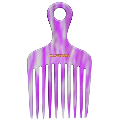 Vista 9 de Peine de Dientes Largos 14MX/Peines Elevadores de Cabello Afro para Rizos de Mujeres y Barbas de Hombres - Hecho a Mano, Belleza Artesanal