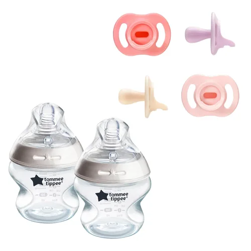 Vista 9 de Tommee Tippee - Chupete ultra ligero StayPut, diseño de silicona de una pieza, 0-6m, paquete de 4