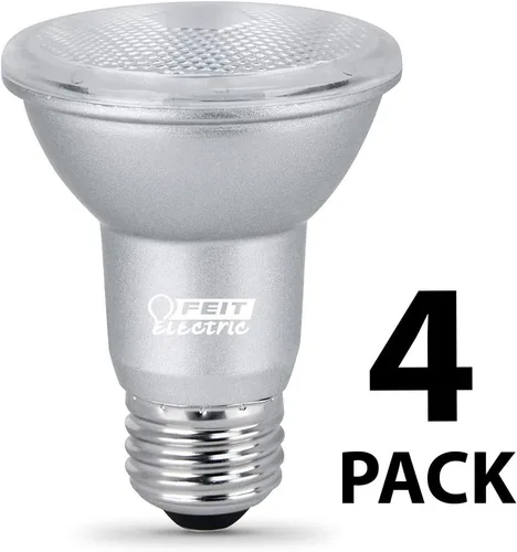Vista 5 de Feit Electric Bombillas LED PAR20, equivalente a 50 W, bombillas regulables, blanco brillante de 3000 K, base E26, 90 CRI, 450 lúmenes, vida útil
