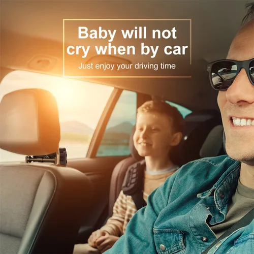 Vista 5 de FYOUNG Soporte para reposacabezas de automóvil compatible con SwitchSwith OLED modelo 2021, soporte ajustable para automóvil compatible