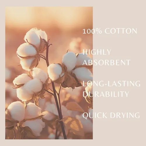 Vista 5 de Great Bay Home - Toallas de baño 100% algodón. Toallas de baño absorbentes de secado rápido. Colección Cooper.