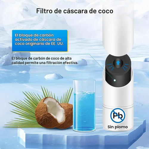 Vista 4 de EXCELPURE RWF5800A Filtro de agua para refrigerador de reemplazo para Frigidaire EPTWFU01 EWF02 Pure Source Ultra II, PureSource Ultra 2, SCWFTCTO