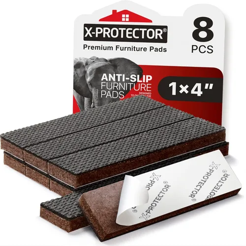 Vista 12 de X-Protector Protectores de suelo de silicona para patas de silla con almohadillas antideslizantes para muebles, 32 piezas de 1.3 a 2 pulgadas
