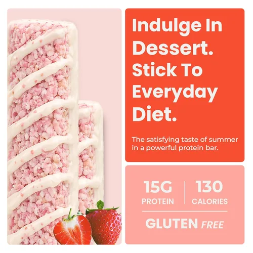 Vista 4 de ProtiWise – Barra de alto contenido en proteínas con sabor a bayas y esponjosa de 15g 7/Caja Pérdida de peso, dieta, apta para dieta cetogénica