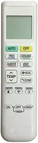 RCECAOSHAN Reemplazo DAIKIN Aire acondicionado Control remoto FTK09NMVJU FTX09NMVJU FTK12NMVJU FTX12NMVJU FTK18NMVJU FTX18NMVJU FTK24NMVJU