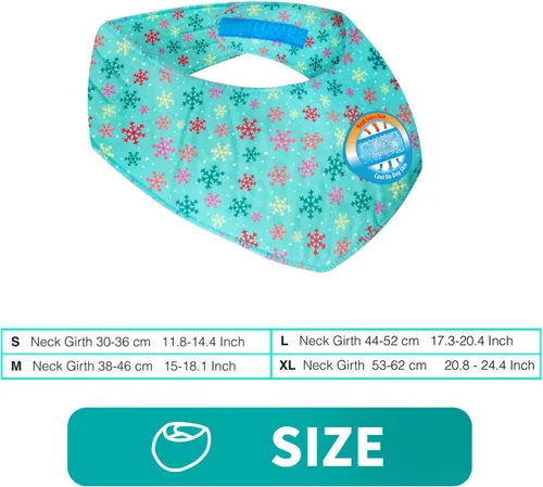 Vista 7 de Max Bandana de enfriamiento instantáneo para perros, bufanda transpirable para mascotas, toalla de hielo, suave para el cuello de mascotas