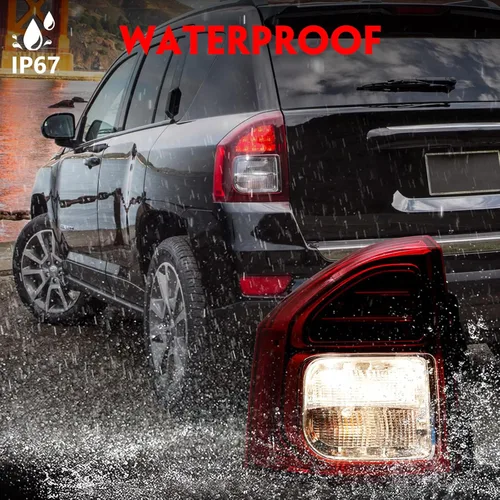 Vista 6 de Huray Luz trasera izquierda para Jeep Compass 2011-2013 lámpara de freno LH del lado del conductor