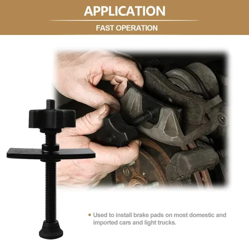 Vista 6 de Herramienta de esparcidor de pastillas de freno de servicio pesado, herramienta de empuje de pistón de pinza para comprimir o empujar los pistones