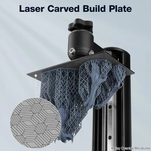 Vista 6 de Impresora 3D de resina ELEGOO Mars 4 con pantalla LCD monocromática de 7" 9K, fuente de luz UV COB y protector de pantalla, tamaño de impresión
