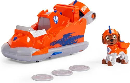 Vista 8 de Spin Master 6063585 Paw Patrol Rescue Knights Marshall - Coche de juguete transformable con figura de acción coleccionable