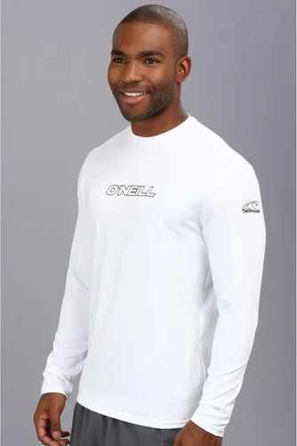 Vista 2 de O'Neill Wetsuits - Camiseta O'Neill Basic Skins, para el sol, con UPF 50+, de manga larga, para hombre
