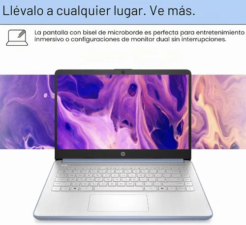 Vista 7 de HP Ultrabook 14 - Computadora portátil para estudio y hogar 2025, MS Office + Windows 11 Pro, CPU Intel de cuatro núcleos, 16 GB de RAM y 628 GB