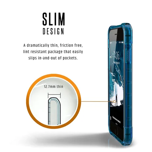 Vista 6 de URBAN ARMOR GEAR [UAG iPhone 8/iPhone 7/iPhone 6s [pantalla de 4.7 pulgadas] Plyo pluma-ligera resistente [glaciar] funda militar para iPhone