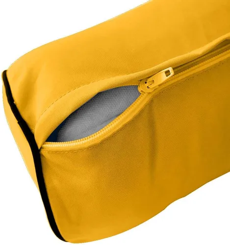 Vista 5 de * Solo funda*-Estilo 5 fundas de almohada para colchón de sofá cama para exteriores, ribete de tubería de contraste, tamaño individual - AD108