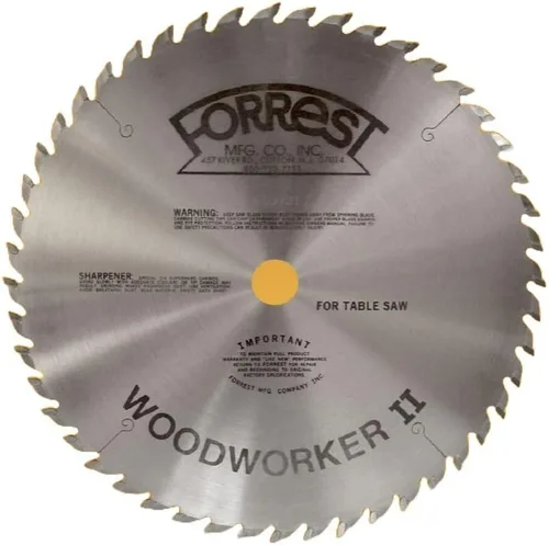 Vista 4 de Forrest WW08407100 Woodworker II - Hoja de sierra ATB de 8 pulgadas, 40 dientes, corte de 3/32 pulgadas, con eje de 5/8 pulgadas