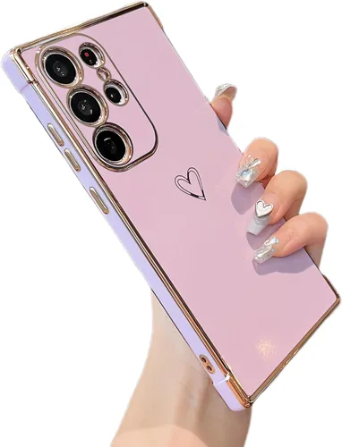 Vista 30 de ZTOFERA Funda diseñada para Google Pixel 7a, bonito diseño de corazones de amor con borde chapado y protección de lente de cámara, para Google Pixel