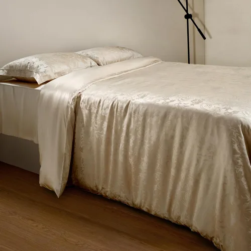 Vista 8 de LILYSILK Funda de edredón de seda negra para cama individual, fundas de edredón de seda de 19 momme