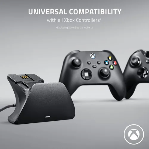Vista 3 de Razer Universal Quick Charging Stand for Xbox Series XS Magnetic Secure Charging - Perfectly Matches Xbox Wireless Controllers - USB Powered