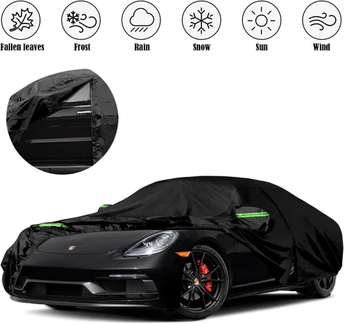 Vista 8 de Cubierta impermeable para coche reemplazable para Porsche 718 Boxster/Cayman 986/987/981 de 1997-2025, cubiertas completas para todo clima de 6