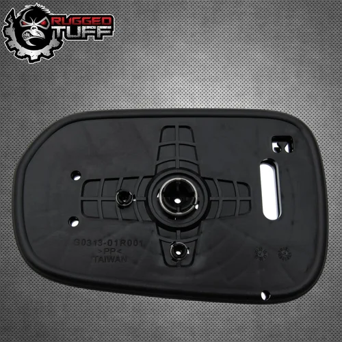 Vista 7 de Conjunto de cristal del espejo lateral del pasajero con placa trasera de plástico (no calentada) compatible con Honda Accord Sedan 1998-2002