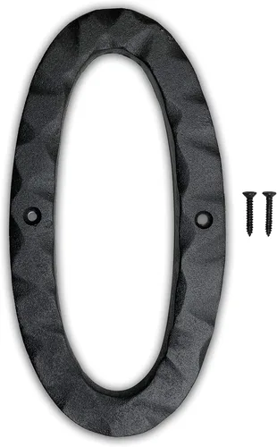 Vista 38 de NACH Números de casa para exterior, números de dirección negros de 5.5 pulgadas para casa - Número 3 - Números rústicos para exteriores