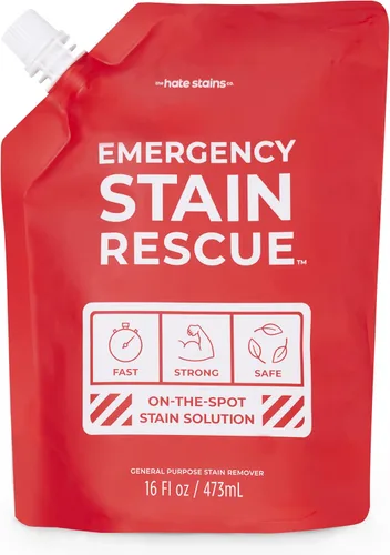 Vista 10 de Quitamanchas de emergencia – Spray directo multiusos para alfombras, tapicería, ropa o para añadir a la ropa sucia. Funciona en manchas orgánicas e