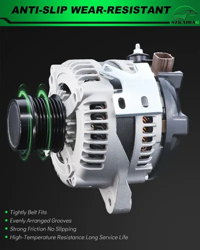 Vista 58 de Alternador de 4.0L para: Ford Explorer 2002 2003 2004, Explorer Sport Trac 2001-2004 para: Mercury Mountaineer 2001-2004, polea de 6 ranuras de 12V