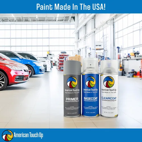 Vista 2 de American Touch Up Pintura compatible con BMW 146 Alpine White Pintura en aerosol - Capa base
