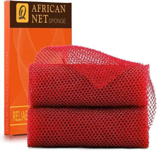 Vista 10 de UJFQBH 3 Piezas Esponja de Baño Africana Esponja de Red Africana de Red Larga Esponja de Baño Exfoliante Cepillo de Cuerpo para Ducha Cepillo