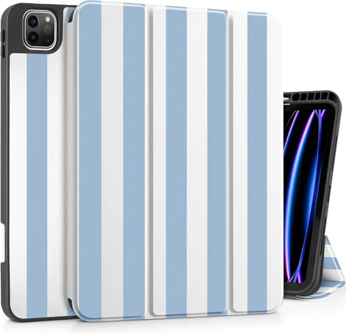 Vista 21 de Tuiklol Funda para Nuevo iPad Pro de 11 pulgadas 2022 2021 2020 2018 (1/2/3/4 generación), conexión magnética conveniente, soporte para lápiz