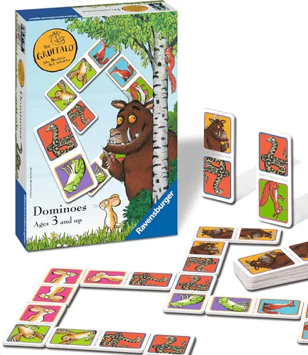 Ravensburger 22277 Gruffalo-Dominoes Kids Age 3 Years and Up-A Classic Game and Family Favourite