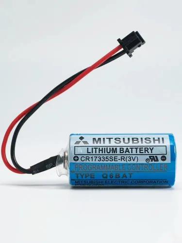 Vista 4 de Paquete de 10: batería de litio Q6BAT CR17335SE-R (3V) para controlador programable del sistema QNS