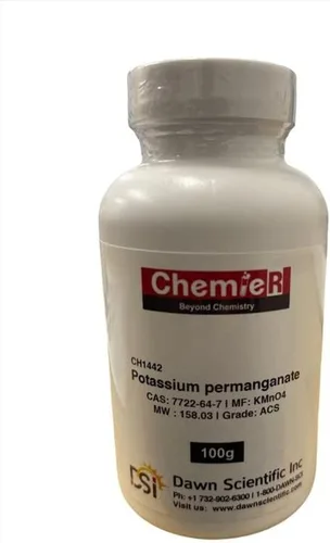 Permanganato de potasio 3.53 oz/grado reactivo/altamente puro de ChemieR™