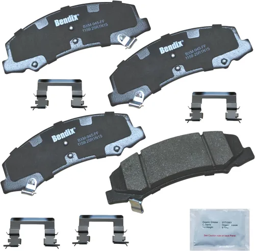 Vista 10 de Pastillas de freno delanteras semi-metálicas Bendix Priority1 CFM1774 para Ford Transit 2019-2017, Transit-150 2021-2015, Transit-250 2021-2015