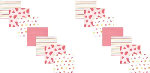 Vista 57 de Hudson Baby Unisex Baby Cotton Flannel Receiving Blankets Bundle, Bonjour, One Size (Pack of 2)