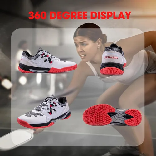 Vista 6 de Zapatos de pickleball para mujer, para exteriores, antideslizantes, para hombre
