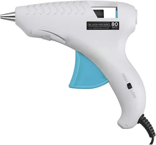 Vista 10 de BLACK+DECKER Pistola de pegamento inalámbrica 4V MAX, recargable por USB (BCGL115FF), color blanco