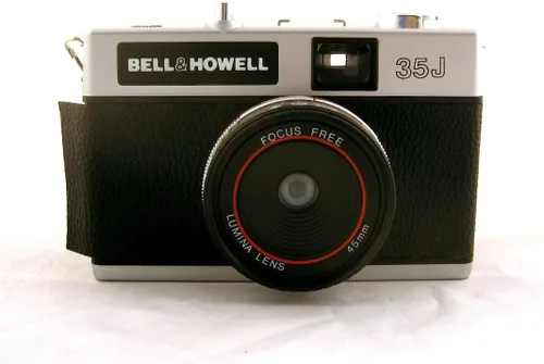 Bell & Howell 35j - Cámara de película de 1.378 in con lente Lumina de 1.77 pulgadas sin enfoque (cámara de película de 1.38 pulgadas, estilo