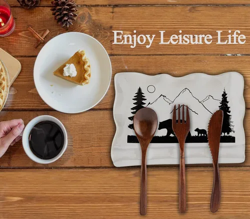 Vista 5 de Soporte para cuchara para estufa, soporte para cucharas para encimera de cocina, soporte para cucharas para estufa, soporte de cuchara de cerámica