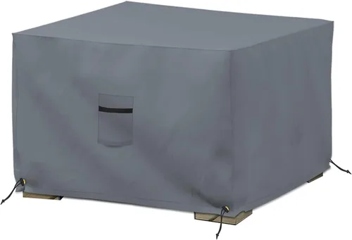 Vista 9 de Covers & All Funda otomana para exteriores, funda otomana impermeable de 12 onzas con propiedades resistentes a los rayos UV, funda cuadrada