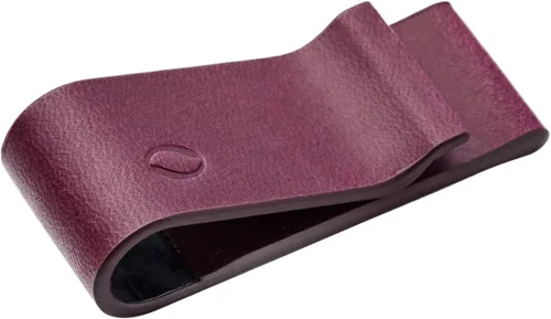 Moneyclip de piel de fibra de carbono con soporte para tarjetas