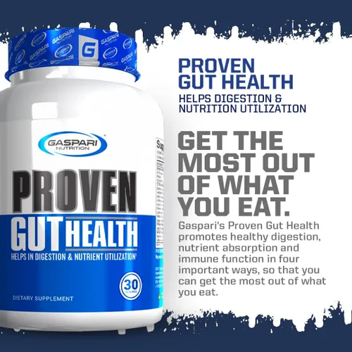 Vista 3 de Gaspari Nutrition Salud intestinal comprobada, promueve la digestión saludable, prebióticos y probióticos, digestión deportiva y utilización