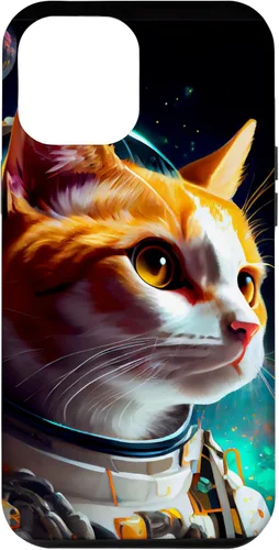 Vista 25 de Tabby Space Cat Astronaut Cats Galaxy Travel Kitten Pet Fun Case for iPhone 16