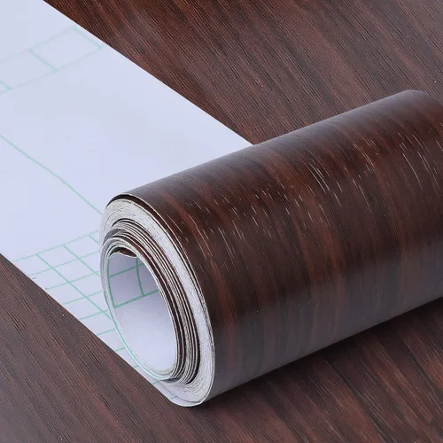 Vista 7 de Cinta de Reparación de Veta de Madera Realista de 4" x 33', Parche de Reparación de Veta de Madera Autoadhesivo para Mesas, Sillas, Puertas