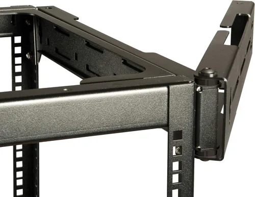ECHOGEAR Soporte de pared giratorio compatible con bastidores, compatible con bastidores de marco abierto ECHOGEAR de 10U, 15U y 20U