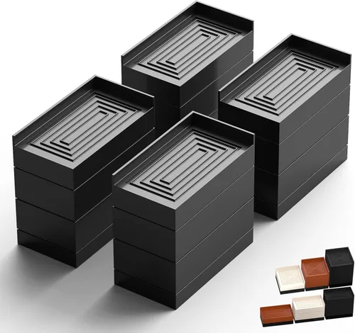 Vista 9 de Elevadores de Muebles, Tclouda Soportes para Cama/Sofá/Escritorio/Mesa/Patas de Silla/Refrigerador de 1.5, 3 y 4 Pulgadas, Bloques Ajustables