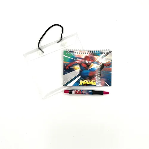 Vista 3 de Disney Spiderman Spiral Notebook - Autograph Book -Retractable Pen - SpiderSense
